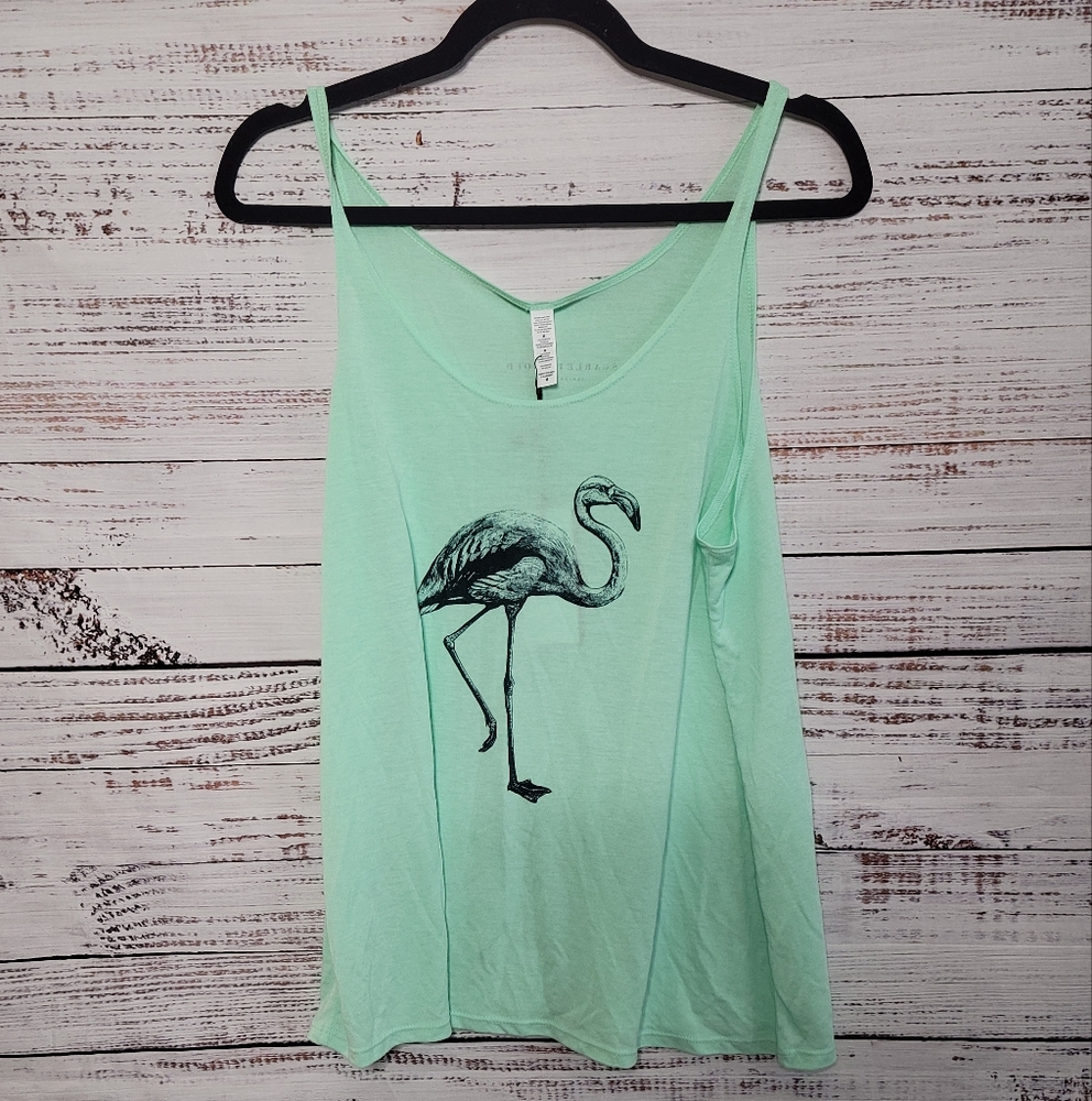Scarlet & Gold M NWTS flamingo Tank Top